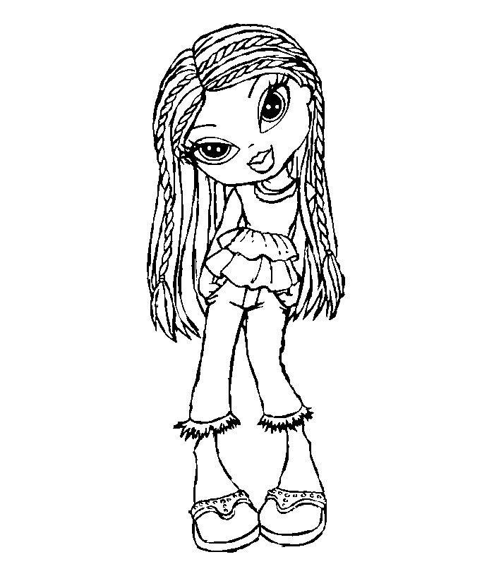 Kids-n-fun.com | 6 coloring pages of Bratz Kidz